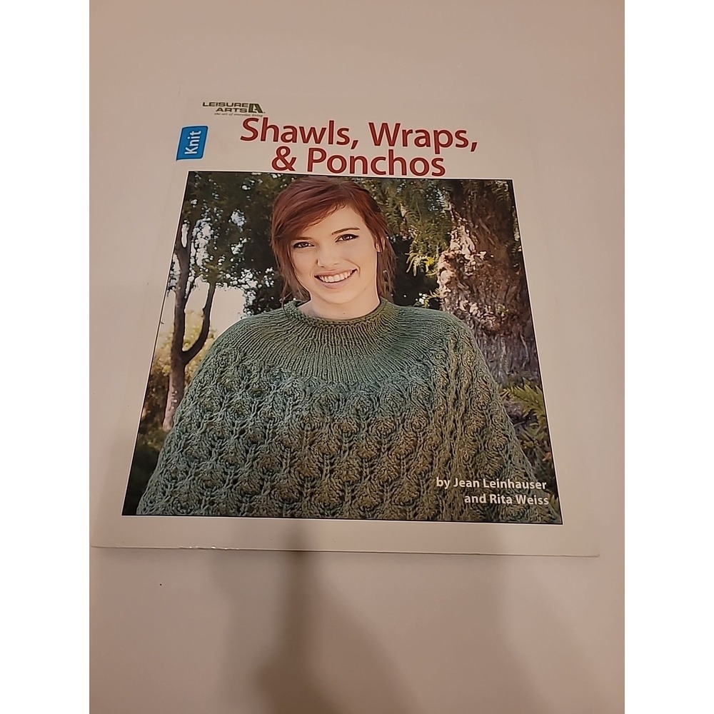 Leisure Arts Shawls, Wraps and Ponchos Knitting Book